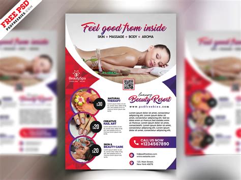 Beauty Salon Flyer Psd