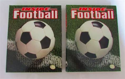 1989 Inside Football Magazine All 32 Issues Complete With Binders £75