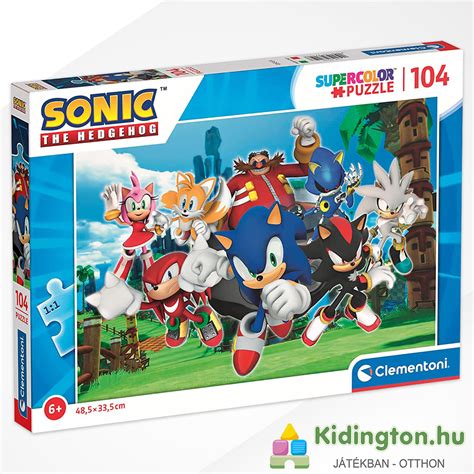 Sonic A S Ndiszn Db Os Puzzle Clementoni Kidington Hu