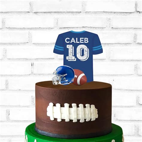 Football Cake Toppers - Etsy