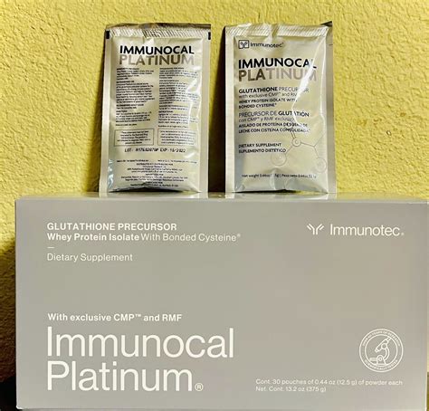 Immunocal Platinum Original By Immunotec Ebay