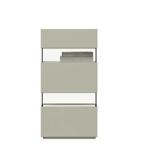 Contemporary Chiffonier Klas 32s Emede Lacquered Wood Glass Ceramic