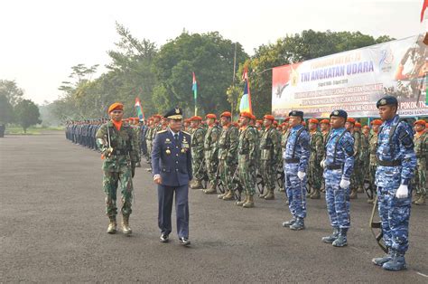 Prajurit Mako Korpaskhas Upacara Peringatan Ke 73 Hari Tni Au Kopasgat Komando Pasukan Gerak