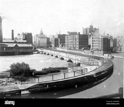 Rochester New York Aqueduct Circa 1890 Stock Photo Alamy