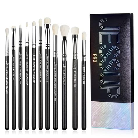 Jessup Eyeshadow Brush Set 11pcs Eye Makeup Brushes Set Professional Eye Shadow