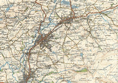 Nelson and Colne, Lancashire 1920 – Old Map Downloads