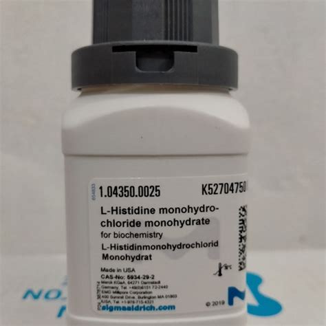 Jual L Histidine Merck 25 G 104350 0025 Kota Bekasi AHYA TOKO LAB