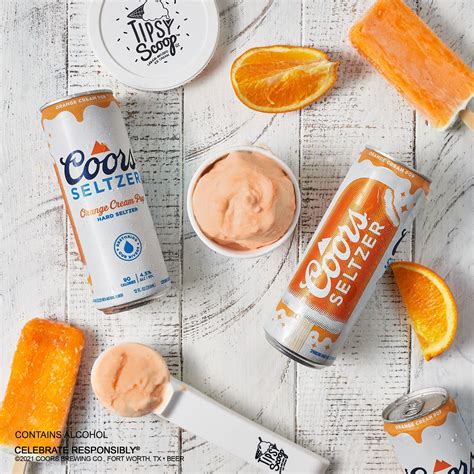 Coors Unveils Orange Cream Pop Hard Seltzer Ice Cream That S Infused With Booze Maxim