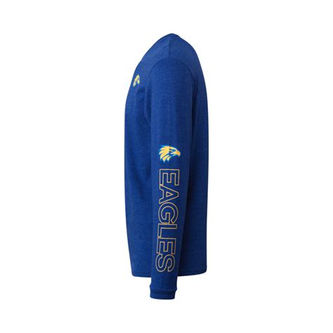 West Coast Eagles Mens Supporter Long Sleeve Tee