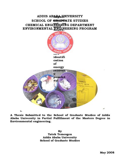 1tatek Temesgen Final Msc Thesis Pdf Waste Waste Management