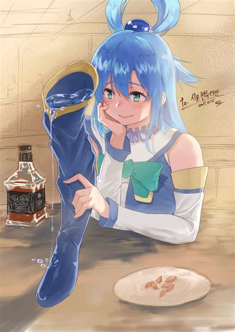 Aqua Has A New Way To Drink Water Konosuba