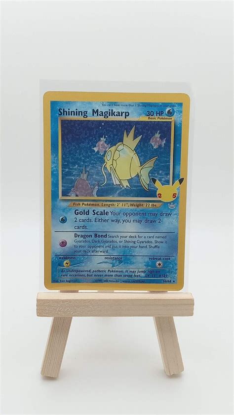 Shining Magikarp 25th Anniversary Pokemon Celebrations Pokemon TCG Card