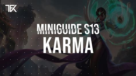 Karma Miniguide S13 Team Freekills YouTube