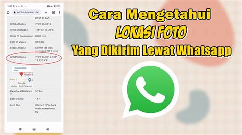 Cara Mengetahui Lokasi Foto Yang Dikirim Lewat Whatsapp Youtube