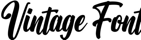 Vintage Font Dafont Free Font