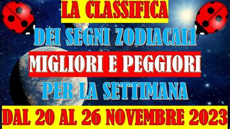 La Classifica Dei Segni Zodiacali Migliori E Peggiori Per La Settimana