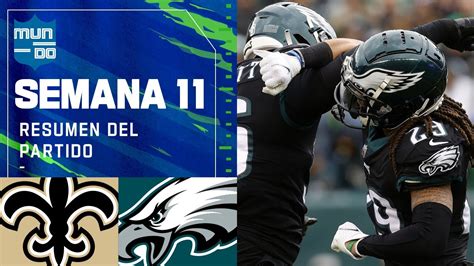 New Orleans Saints Vs Philadelphia Eagles Semana 11 2021 NFL Game