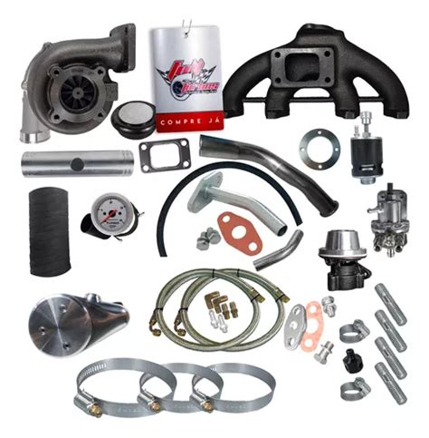 Kit Turbo Vw Ap Mono Carburado Turbina Master Power 50