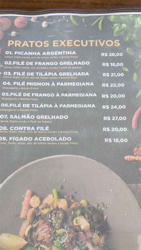 Menu Em Restaurante E Pizzaria Forno A Lenha Brasil Av Dep