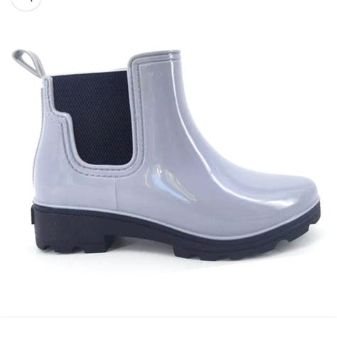 Seven7 Slate Gray Halifax Chelsea Rain Boot New Size 95 Ebay