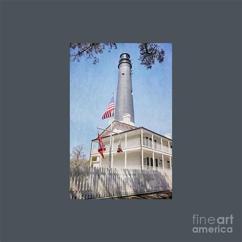 Pensacola Lighthouse Drawing By Alison H Gros Pixels