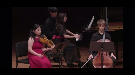 Mendelssohn Trio No In D Minor Lincoln Center Sms Chamber