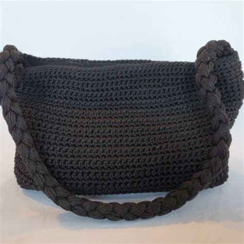 The Sak Original Crochet Top Zip Classic Shoulder Bag Gem