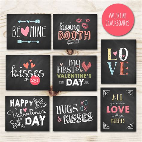 Chalkboard Signs Valentine’s Day My Product Catalog