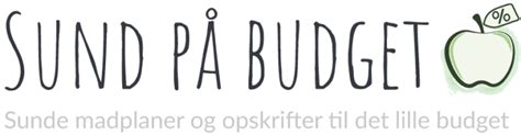 Sunde Madplaner Sund P Budget