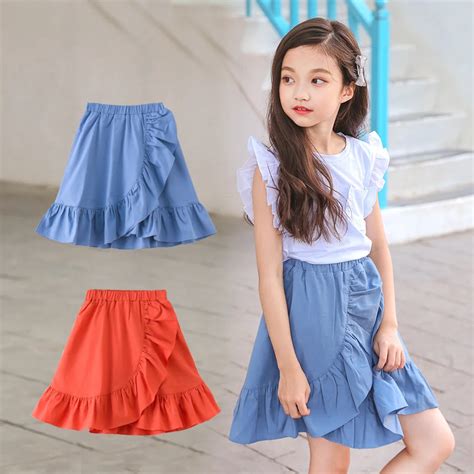 Kids Skirts 2019 New Girls Summer Skirt Princess Baby Girl Ruched Skirt