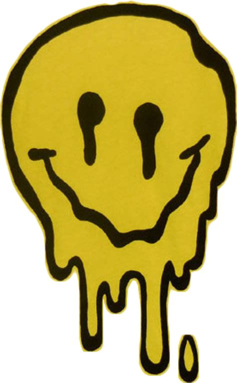 Melting Smiley Face Png