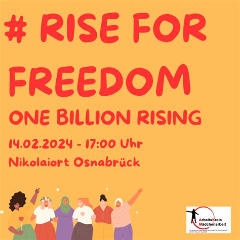 ONE BILLION RISING am 14 02 2024 Arbeitskreis Mädchenarbeit