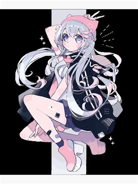 "Pastel Anime Girl - Pastel Kawaii - Kawaii Anime Classic ." Poster for ...
