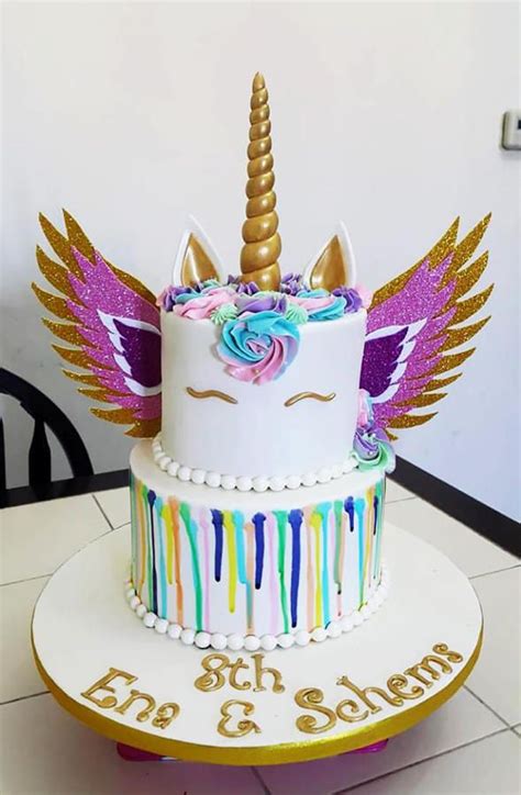 UNICORN WITH WINGS By Love Cakes Unicorn Birthday Cake Unicorn Cake