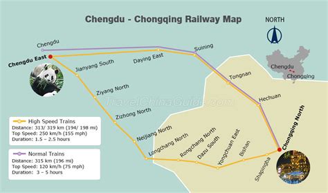 Chongqing Train Map