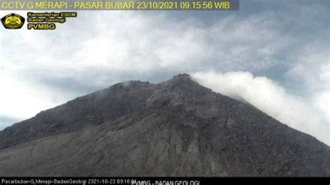 Update Gunung Merapi Pagi Ini Aktivitas Landai Tidak Ada Guguran Lava