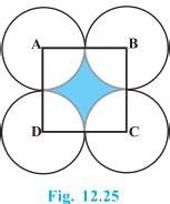 In Figure ABCD Is A Square Of Side 14cm With Centres A B C And D