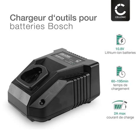 Chargeur Bosch 14 4V 18V BC660 Charge Rapide 2 0A Li Ion