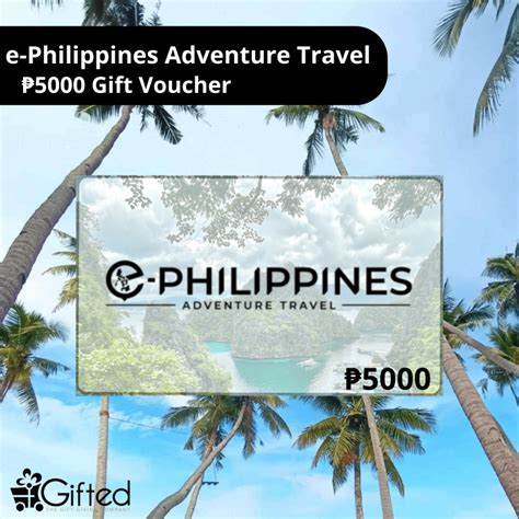 E Philippines Adventure Travel And Destinations Php 5000 T Voucher