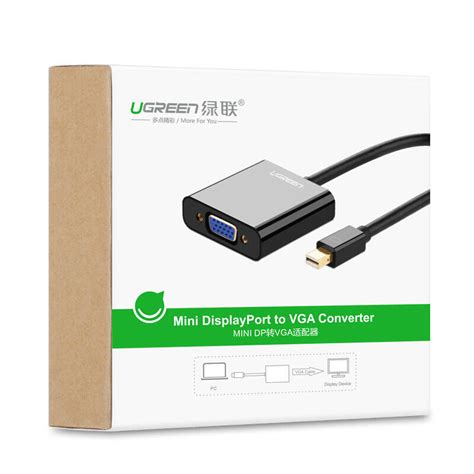 Ugreen Mini Display Port Na Vga Converter črn 15cm Box Grid Shop