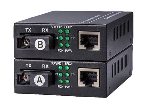 Simplex To Rj Fiber Optic Media Converter C Operating W