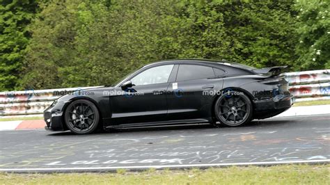 Porsche Taycan Turbo Gt Spied Assailing The