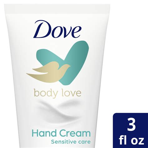 Dove Body Love Fragrance Free Hand Cream For Rough Or Dry Skin