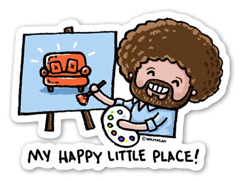 Bob Ross Png Cutout Png All