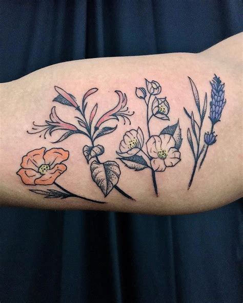 Amazing Honeysuckle Tattoo Ideas And Their Meaning