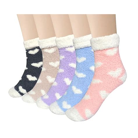 50 Off Womens Super Soft Fuzzy Socks 5 Ct Deal Hunting Babe