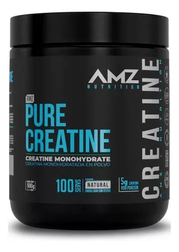 Amz Creapure Creatina Monohidratada Pura Gr Serv Sabor Sin Sabor