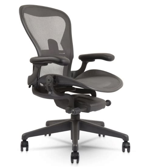 Herman Miller Aeron Remastered Graphite Refurbished RefurbishedMiller