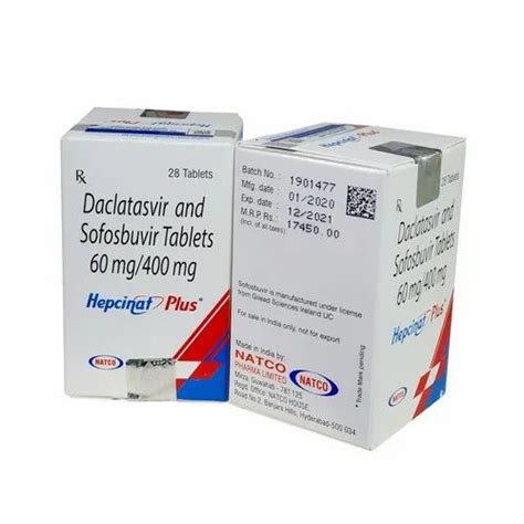 Hepcinat Plus( Sofosbuvir 400 Mg & Daclatasvir 60 Mg )Tablets ...