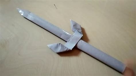 Origami Samurai Sword No Glue Or Tape Origami